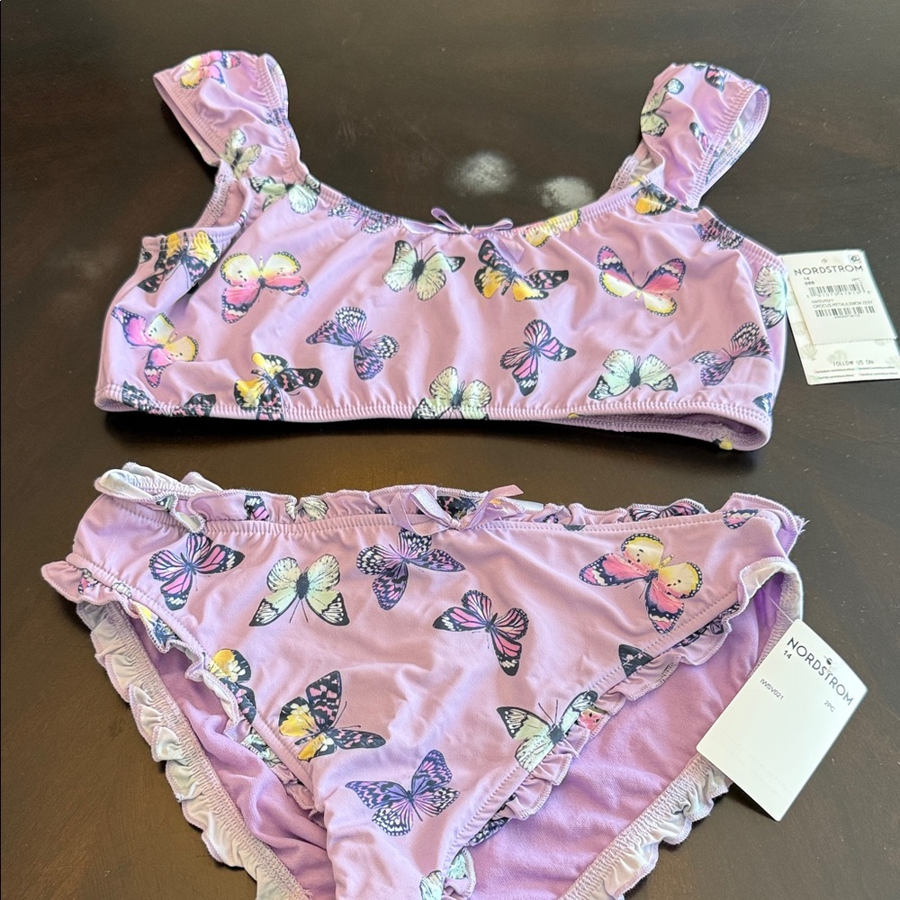 Miken swim Kids Butterfly Bikini - Lavender